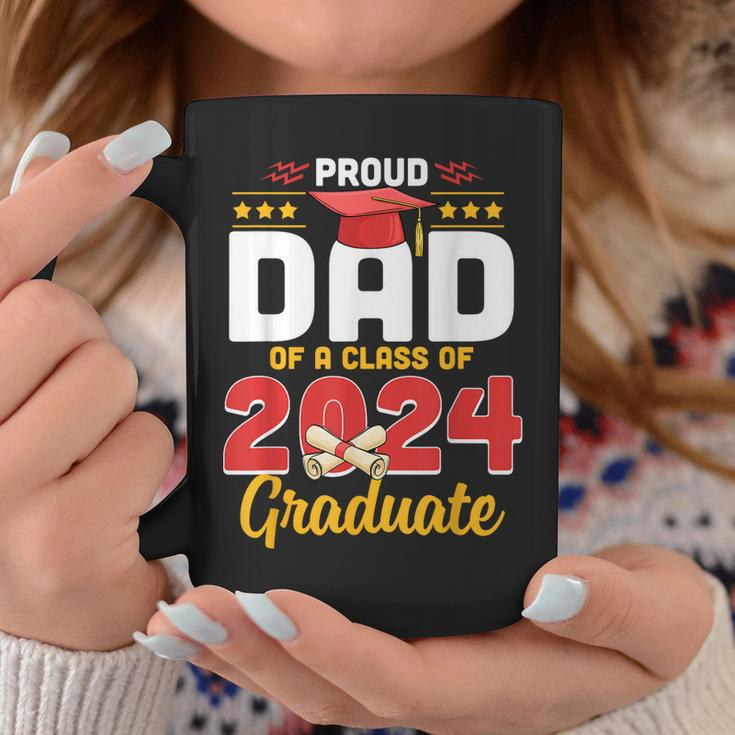 Proud Dad Of A Class Of 2024 Graduate Senior Men Family Coffee Mug Unique Gifts