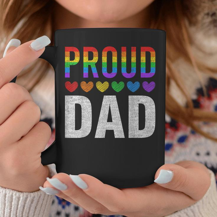 Proud Dad Of Gay Lesbian Lgbt Family Matching Pride Ally Coffee Mug Unique Gifts