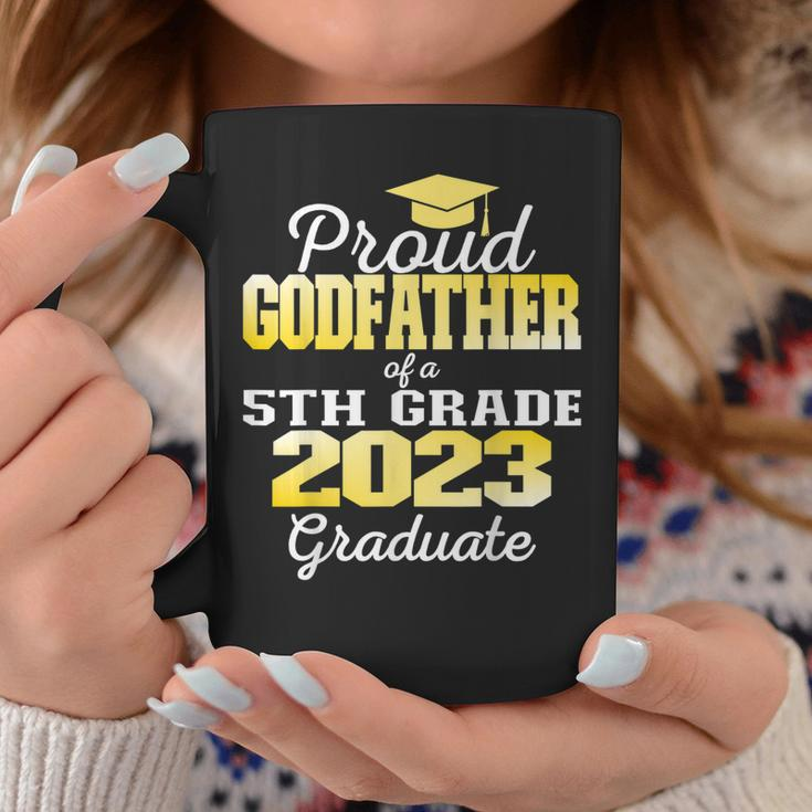 Proud Godfather Of 5Th Grade Graduate 2023 Family Graduation Coffee Mug Unique Gifts