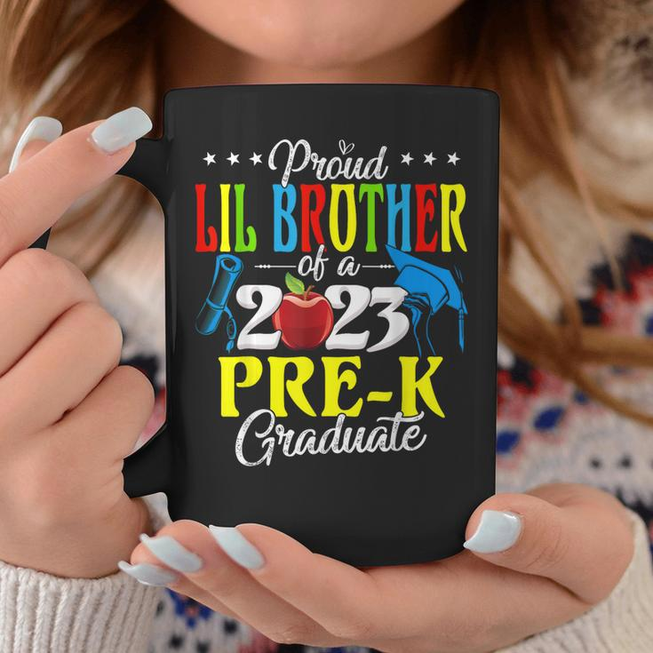 Proud Lil Brother Of A 2023 Prek Graduate Family Lover Coffee Mug Unique Gifts