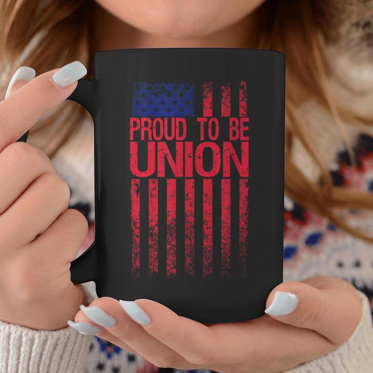 Proud To Be Union Workers Skilled Worker Us Flag Labor Day Coffee Mug Unique Gifts