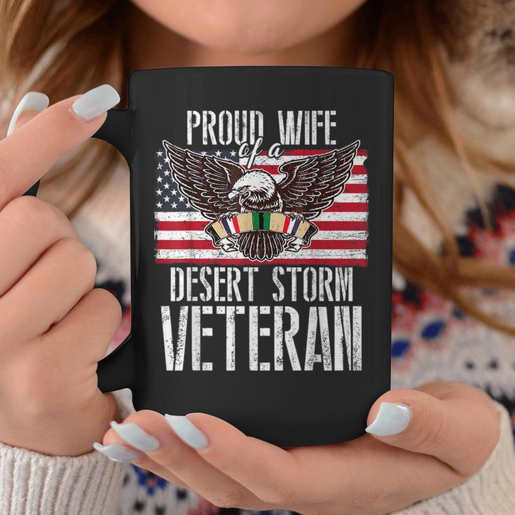 Proud Wife Of Desert Storm Veteran Gulf War Veterans Spouse Coffee Mug Unique Gifts