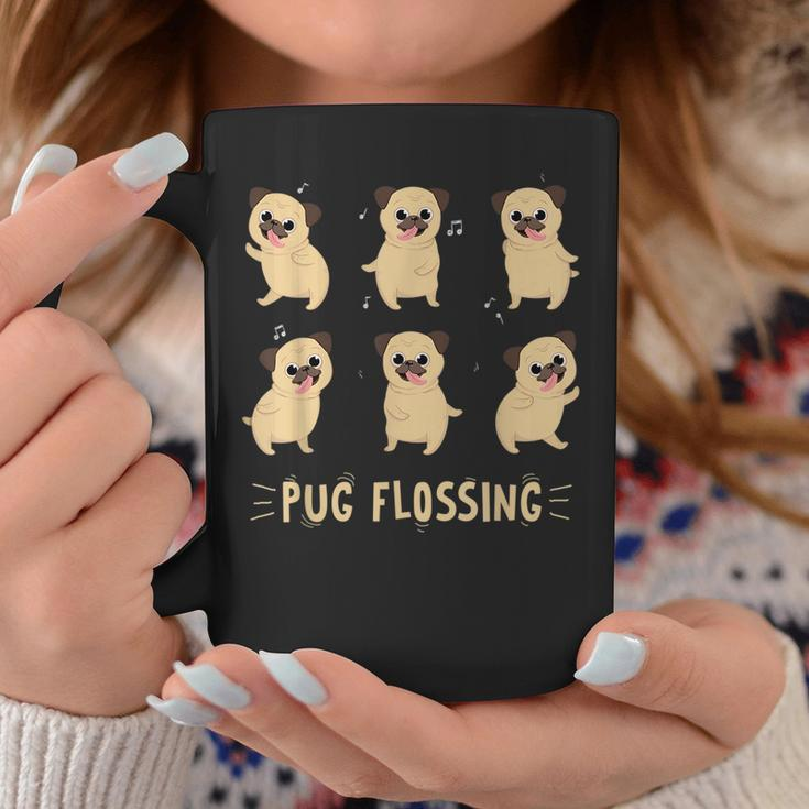 Pug Dog Floss Dance Cute Funny Pug Floss Gift Gifts For Pug Lovers Funny Gifts Coffee Mug Unique Gifts