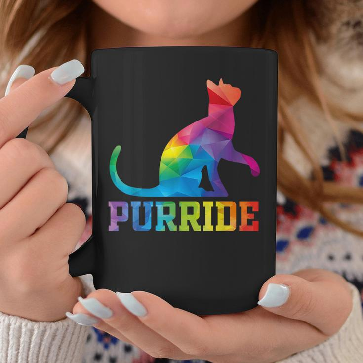 Purride Cat Gay Pride Lgbt Month 2023 Lgbt Love Cat Gift Coffee Mug Unique Gifts