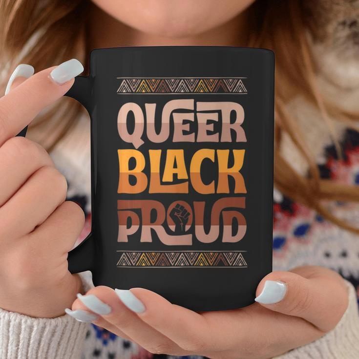 Queer Black Proud Gay Pride Blm Fist Black Lgbtq Pride Month Coffee Mug Unique Gifts