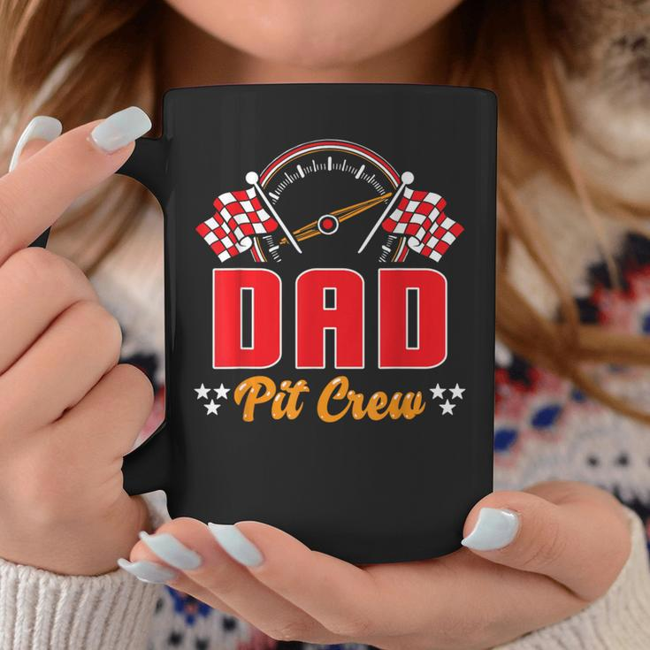 Race Car Birthday Party Matching Family Dad Pit Crew Coffee Mug Personalized Gifts