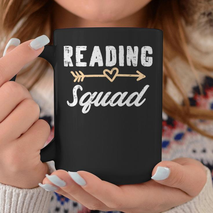 Reading Squad Book Lover Bookworm Teacher Librarian Coffee Mug Unique Gifts