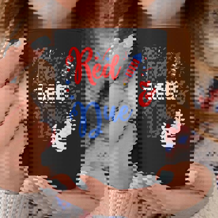 Red White And Due Baby Reveal 4Th Of July Pregnancy Announce Coffee Mug Unique Gifts