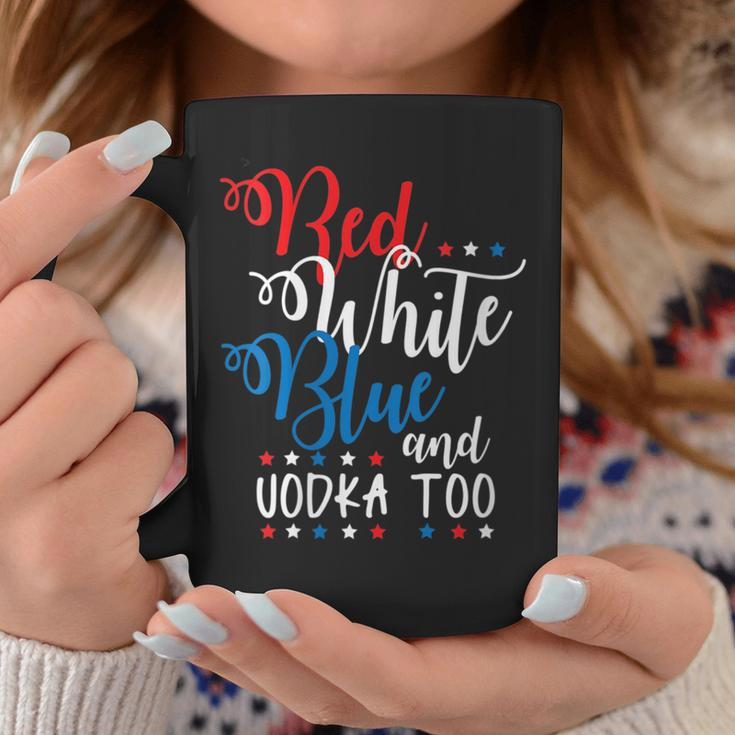 Red White Vodka Funny Alcohol Usa 4Th July Coffee Mug Unique Gifts