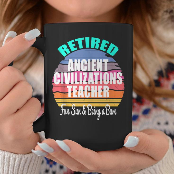 Retired Ancient Civilizations Teacher A Retirement Coffee Mug Unique Gifts