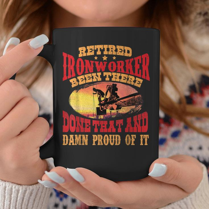 Retired Ironworker Retirement Grandpa Rodbuster Workers Coffee Mug Unique Gifts