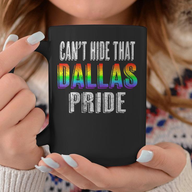 Retro 70S 80S Style Cant Hide That Dallas Gay Pride Coffee Mug Unique Gifts