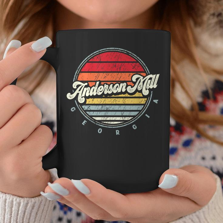 Retro Anderson Mill Home State Cool 70S Style Sunset Coffee Mug Unique Gifts