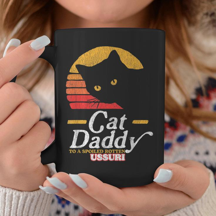 Retro Cat Daddy To A Spoiled Rotten Ussuri 80S Coffee Mug Unique Gifts