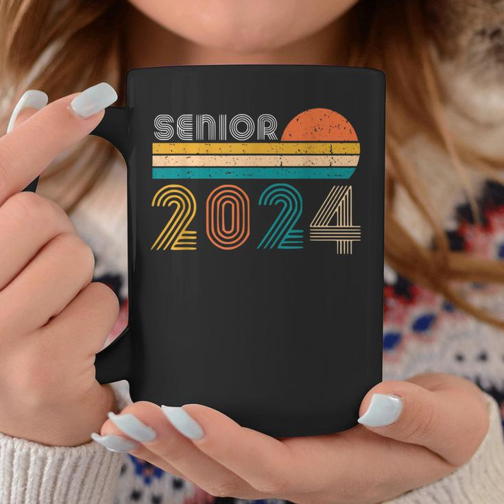 Retro Class Of 2024 Seniors 24 Back To School Graduation Coffee Mug Unique Gifts