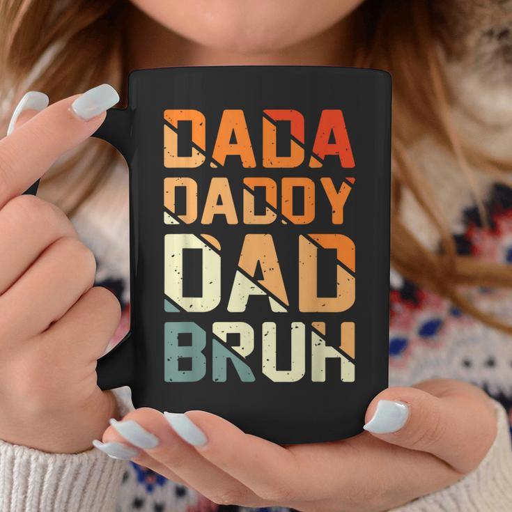 Retro Dada Daddy Dad Bruh Fathers Day Vintage Funny Father Coffee Mug Unique Gifts