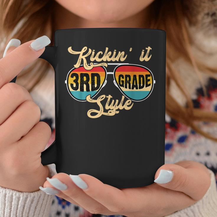 Retro Kickin It 3Rd Grade Style Teacher Back To School Coffee Mug Unique Gifts