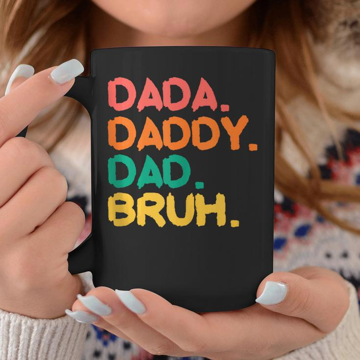 Retro Vintage Dada Daddy Dad Bruh Funny Fathers Day 2023 Coffee Mug Unique Gifts