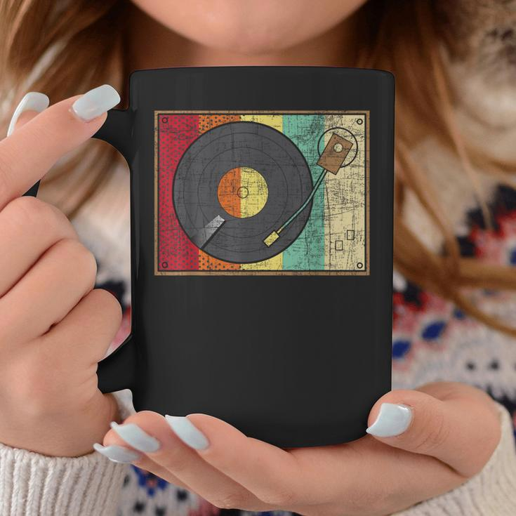 Retro Vintage Vinyl Record Player - Turntable Music Lover Vinyl Funny Gifts Coffee Mug Unique Gifts