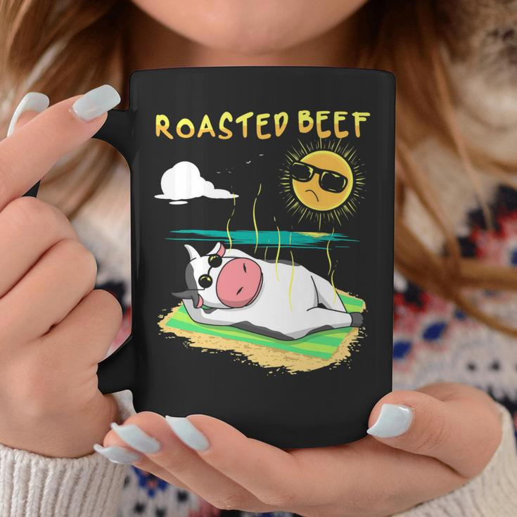 Roast Beef Cow Vacation Sun Tan Calf Lover Summer Vacationis Coffee Mug Unique Gifts