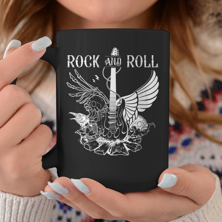 Rock And Roll Musical Instrument Guitar Coffee Mug Funny Gifts