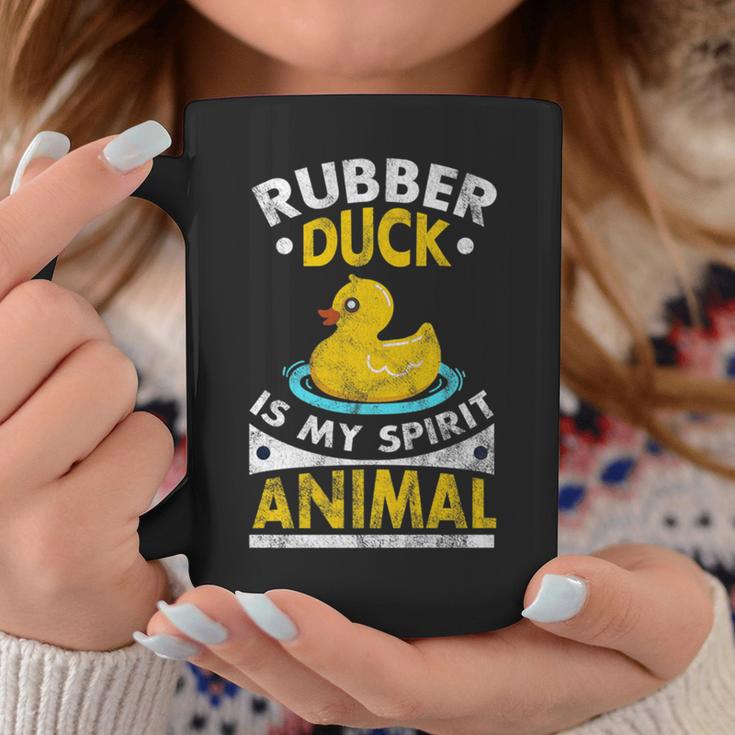 Rubber Duck Is My Spirit Animal Coffee Mug Unique Gifts