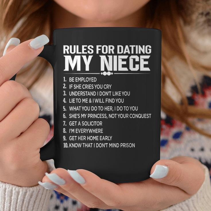 Rules Dating My Niece Overprotective Uncle Protective Coffee Mug Unique Gifts