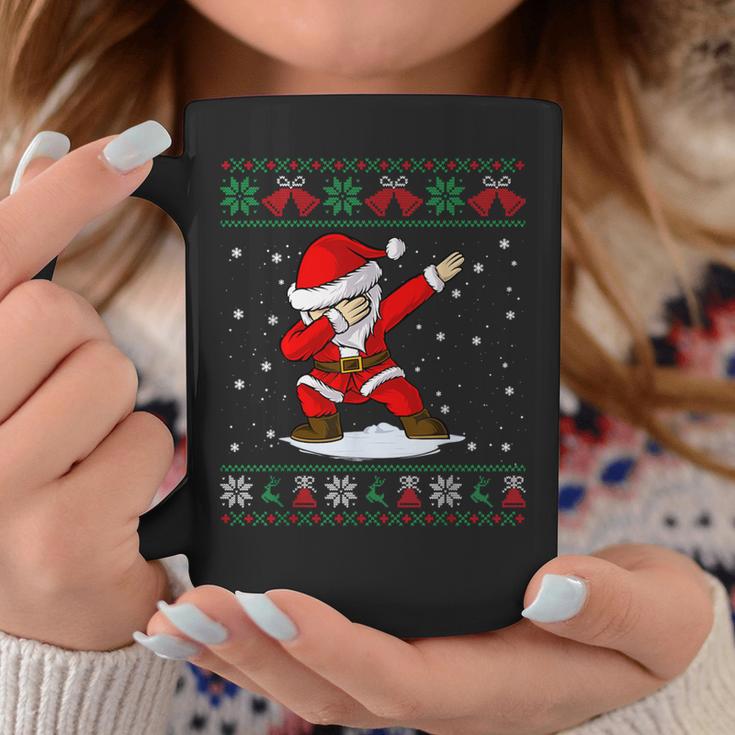 Santa Dabbing Ugly Christmas Sweater Xmas Coffee Mug Unique Gifts