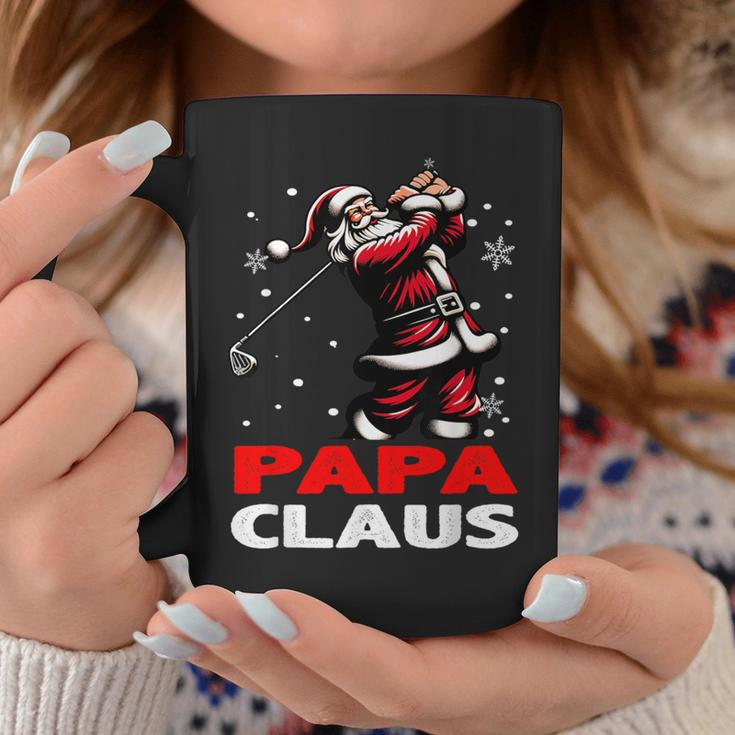 Santa Golf Papa Claus Family Matching Grandpa Christmas Coffee Mug Unique Gifts