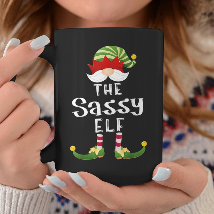 Sassy Elf Group Christmas Pajama Party Coffee Mug Funny Gifts