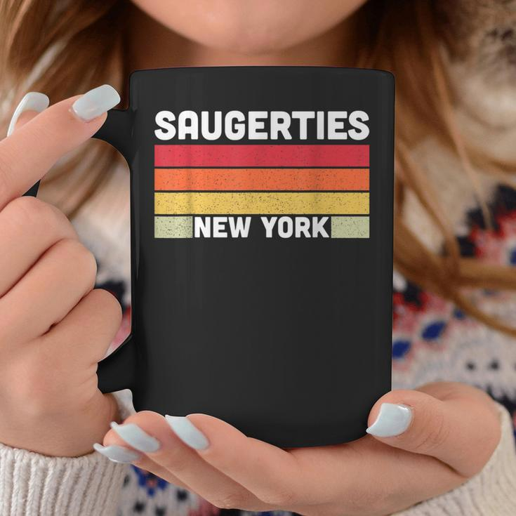 Saugerties Ny New York City Home Roots Retro 80S Coffee Mug Unique Gifts