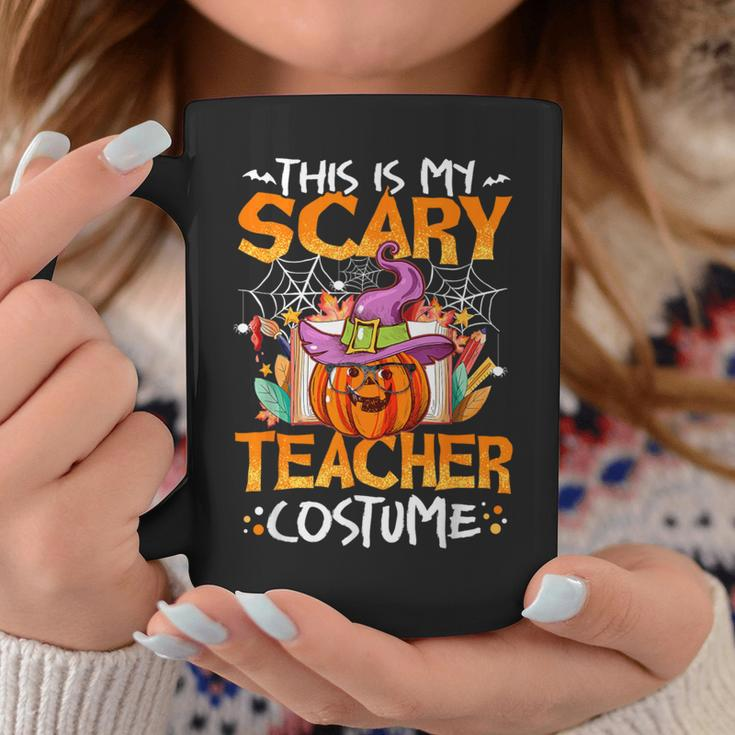 This Is My Scary Teacher Costume Teacher Halloween Coffee Mug Unique Gifts