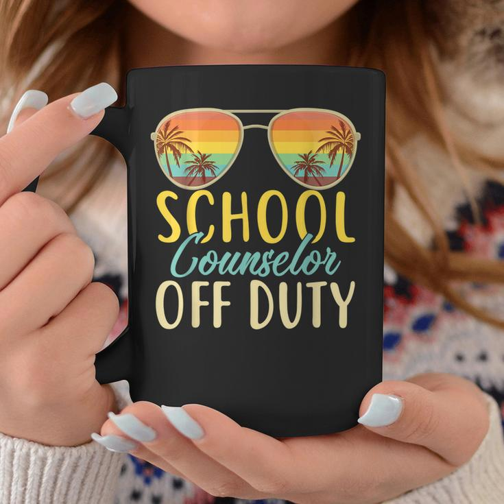 School Counselor Off Duty Last Day Of School Summer Teachers Coffee Mug Unique Gifts