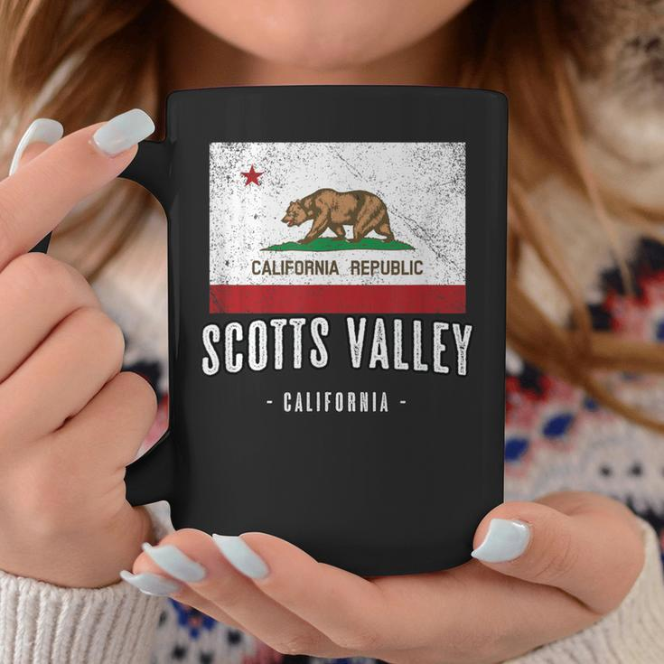 Scotts Valley California Cali City Souvenir Ca Flag Coffee Mug Unique Gifts