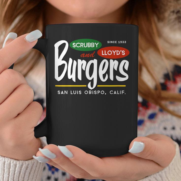 Scrubby & Lloyd's Burgers San Luis Obispo California Coffee Mug Unique Gifts