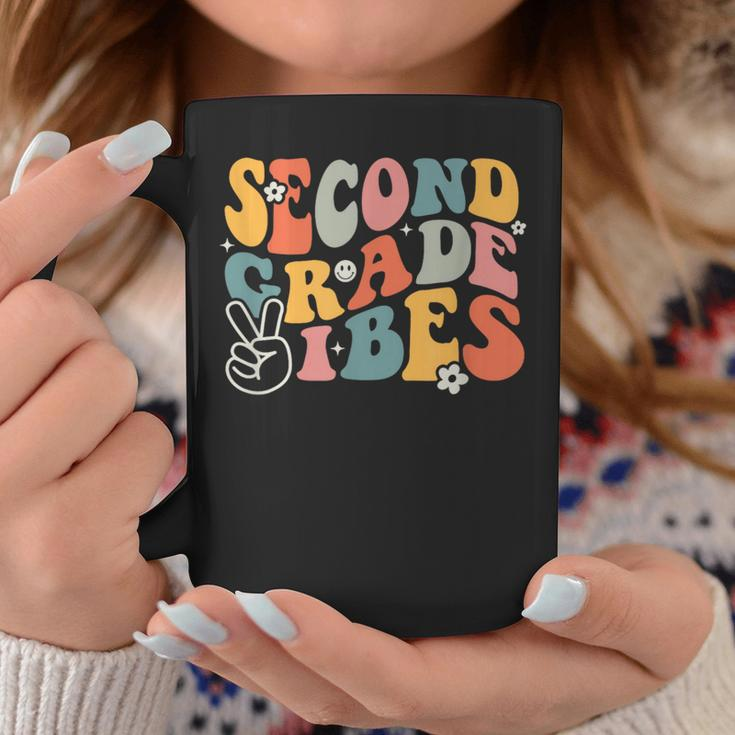 Second Grade Vibes Team 2Nd Grade Groovy Back To School Coffee Mug Unique Gifts