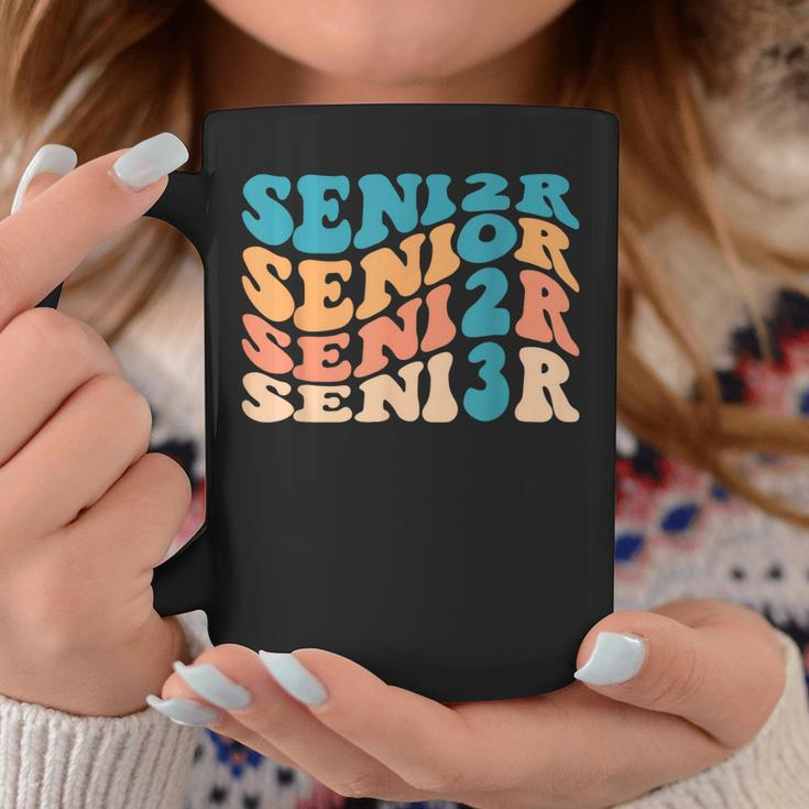 Senior 2023 Class Of 2023 Retro Groovy Seniors Graduation 23 Coffee Mug Funny Gifts