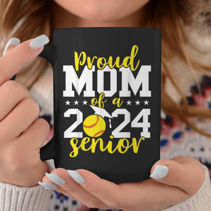 Senior Mom 2024 Softball Senior 2024 Class Of 2024 Coffee Mug Unique Gifts