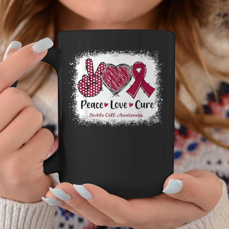 In September We Wear Burgundy Rainbow Sickle Cell Awareness Coffee Mug Unique Gifts