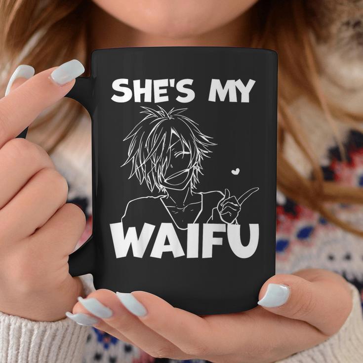 She's My Waifu Anime Matching Couple Boyfriend Coffee Mug Mazezy