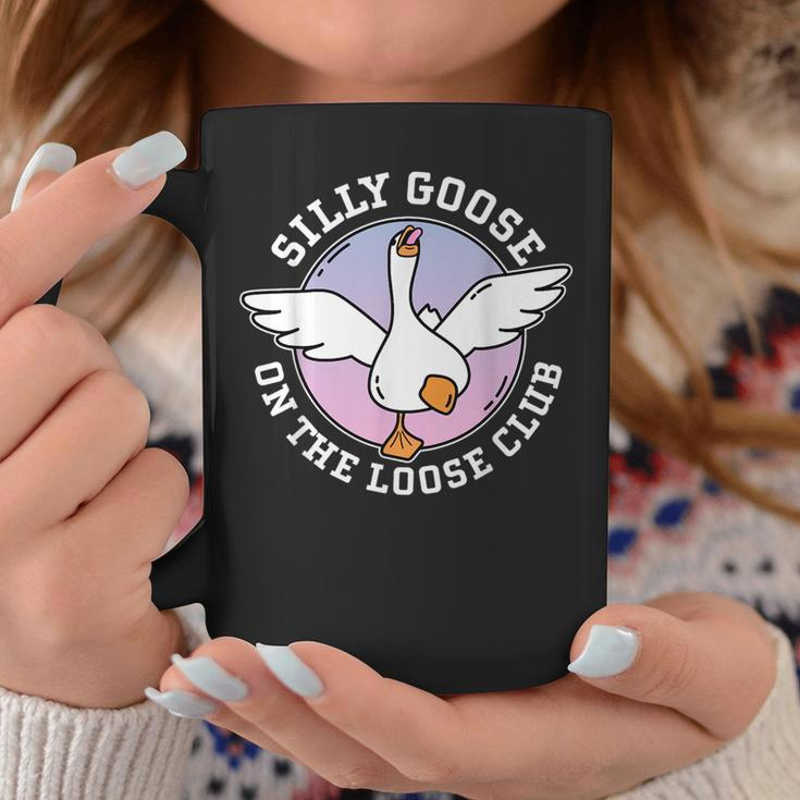 Silly Goose On The Loose Club Funny Cute Meme Coffee Mug Unique Gifts