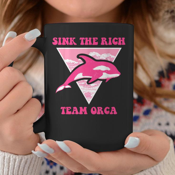 Sink The Rich Tea Orca Whale Apparel Coffee Mug Unique Gifts