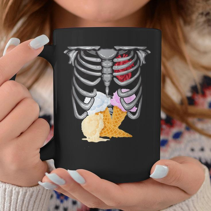 Skeleton Ice Cream | Cute Spooky Sweet Tooth Gift Coffee Mug Unique Gifts