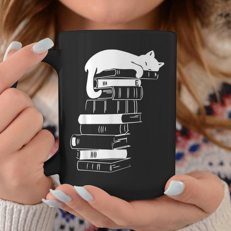 Sleep Cats Book Repeat Cat Book Lovers Reading Book Reading Funny Designs Funny Gifts Coffee Mug Unique Gifts