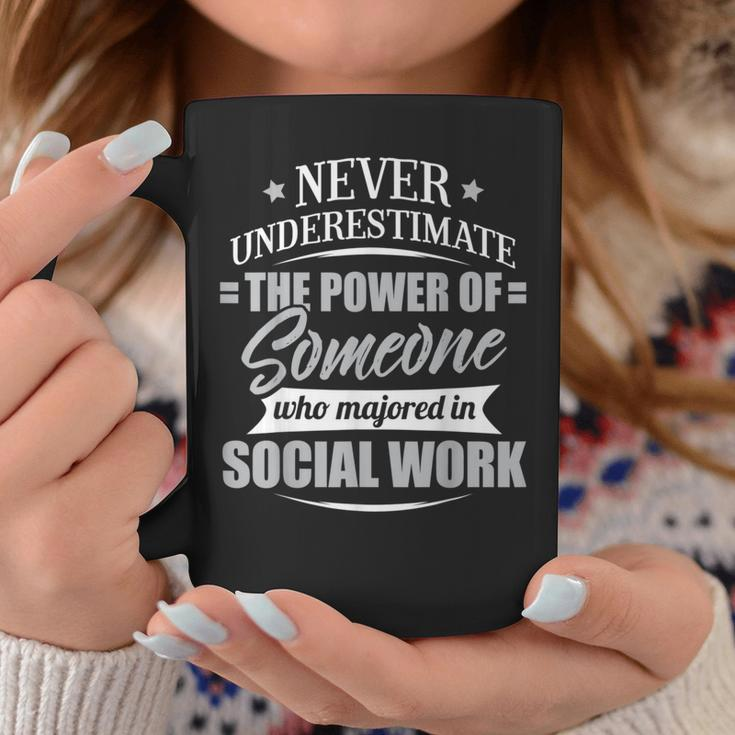 Social Work For & Never Underestimate Coffee Mug Funny Gifts