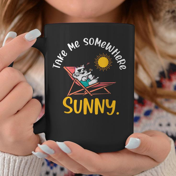 Take Me Somewhere Beach Sunny Vacation Summer Travel Sunset Coffee Mug Unique Gifts