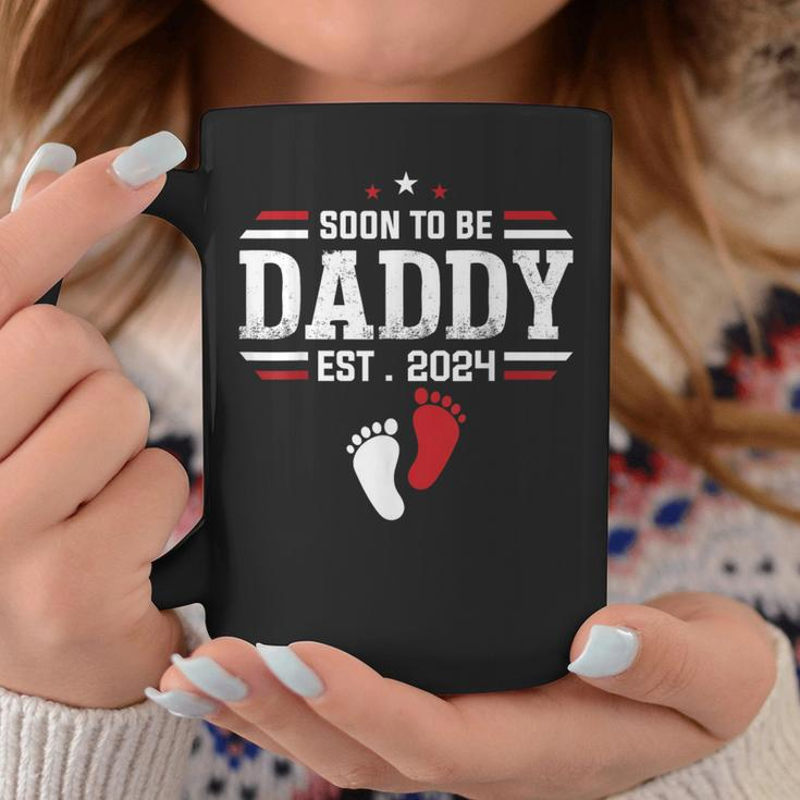 Soon To Be Daddy 2024 New Dad 2024 First Time Dad Coffee Mug Personalized Gifts