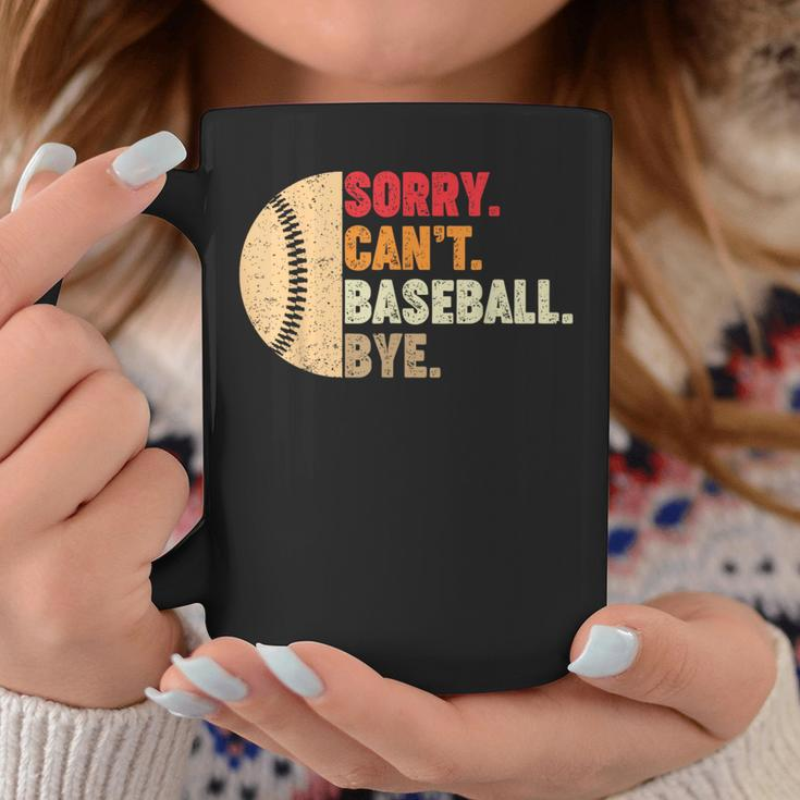 Sorry Cant Baseball Bye Women Men Kids Ns Coach Player Baseball Funny Gifts Coffee Mug Unique Gifts