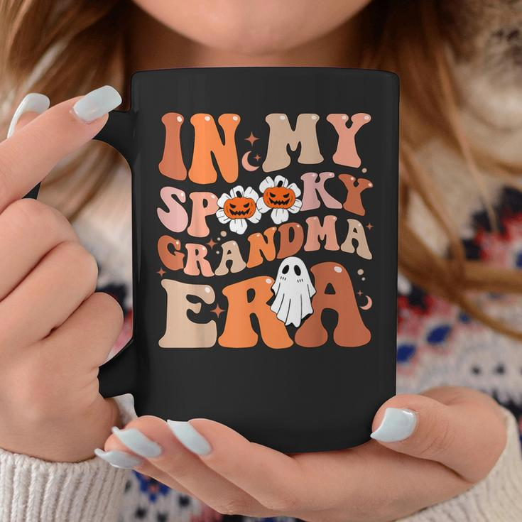 In My Spooky Grandma Era Groovy Ghost Hippie Halloween Coffee Mug Unique Gifts