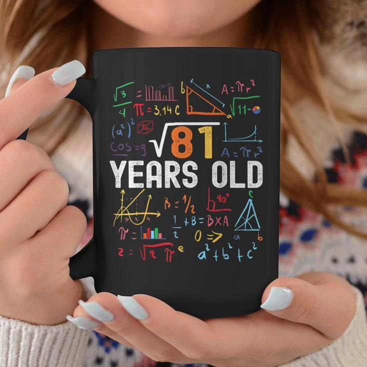 Square Root Of 81 9Th Birthday 9 Years Old Birthday Coffee Mug Unique Gifts